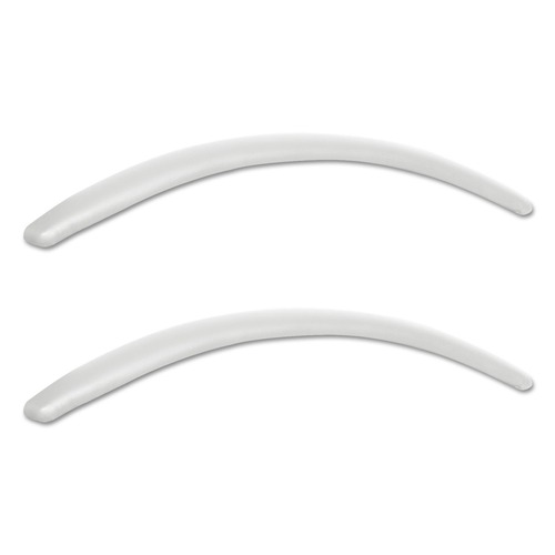  | Alera NRAP06 Neratoli Leather Replacement Arm Pads - White (1 Pair) image number 0