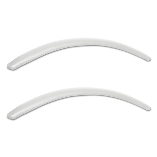 Office Jansan | Alera NRAP06 Neratoli Series 1.77 in. x 15.15 in. x 0.59 in. Replacement Faux Leather Arm Pads for Neratoli Series Chairs - White (1-Pair) image number 0