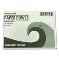 Bowls and Plates | Boardwalk CB12B1008125A 12 oz Paper Dinnerware Bowl - White (1000/Carton) image number 4