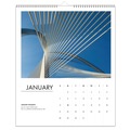 Calendars & Planners | House of Doolittle 315 14 in. x 11 in. 12-Month (Jan-Dec 2026) 100 Percent Recycled Abstract Architecture Wall Calendar - White Sheets image number 1