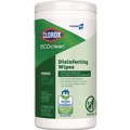 Cleaning & Janitorial Supplies | Clorox 60605 CloroxPro EcoClean 8 in. x 7 in. 1-Ply Disinfecting Wipes - Unscented White image number 0