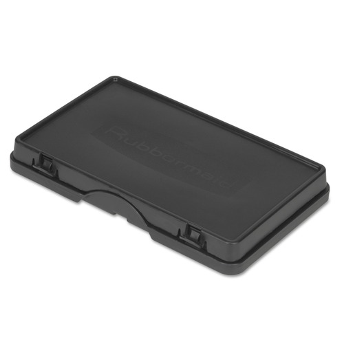 Rubbermaid Commercial FG617900BLA Plastic Storage/Trash Compartment Cover - Black image number 0
