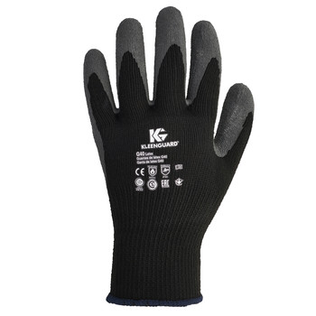 KleenGuard 12 Pairs/Pack KleenGuard G40 Multi-Purpose Latex Coated Gloves - Size 8, Black/Gray