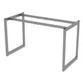  | Alera ALELSTB24GR Open Office Desk Series 47.25 to 70.78w x 23.63d x 28.5h Adjustable O-Leg Desk Base - Silver image number 6