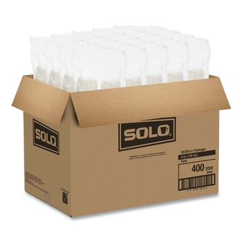 SOLO 400-2050 4 oz. Paper Portion Cups - White (5000/Carton)