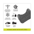 Office Furniture Accessories | IMAK Ergo A10166 5.75 in. x 3.75 in. Mouse Wrist Cushion - Gray image number 4