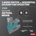 New Year New Savings! Save $25 off $150 | Makita XNB06Z 18V LXT Brushless Lithium-Ion 16-Gauge 2-1/2 in. Cordless Angled Finish Nailer (Tool Only) image number 3