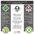 Office Jansan | Floortex ER1113423ER 48 in. x 53 in. Cleartex Ultimat Polycarbonate Chair Mat for Low/Medium Pile Carpet - Clear image number 11