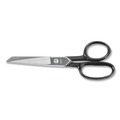Office Jansan | ACME 10259 7 in. Long, 3.13 in. Cut Length Hot Forged Carbon Steel Shears - Black Handle image number 0