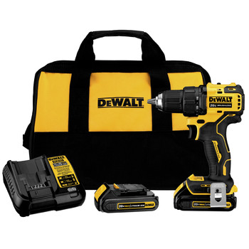 DRILL DRIVERS | Factory Reconditioned Dewalt DCD708C2R ATOMIC 20V MAX Brushless Compact Lithium-Ion 1/2 in. Cordless Drill Driver Kit (1.5 Ah)