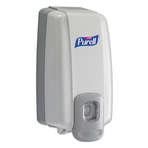 Paper & Dispensers | PURELL 2120-06 NXT SPACE SAVER 5.13 in. x 4 in. x 10 in. 1000 ml Dispenser - White/Gray image number 0