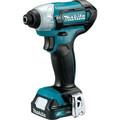 Impact Drivers | Factory Reconditioned Makita DT03R1-R 12V max CXT Brushed Lithium-Ion 1/4 in. Cordless Impact Driver Kit with 2 Batteries (2 Ah) image number 1