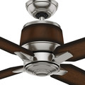 Ceiling Fans | Casablanca 59123 Aris 54 in. Contemporary Brushed Nickel Mayse Plastic Outdoor Ceiling Fan image number 3