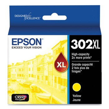 Epson T302xl420-S (t302xl) Claria High-Yield Ink - Yellow