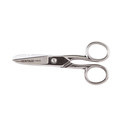 10% off Klein Tools | Klein Tools 100CS Serrated Electrician Scissors with Wire Stripping Notches image number 0