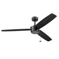 Ceiling Fans | Prominence Home 51466-45 52 in. Journal Contemporary Indoor Outdoor Ceiling Fan - Matte Black image number 0