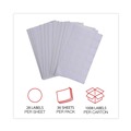 Office Jansan | Universal UNV40108 0.75 in. Diameter Self-Adhesive Removable Color-Coding Labels - White (28/Sheet, 36 Sheets/Pack) image number 5