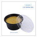 Cups and Lids | Boardwalk BWKPRTLID2 2 oz. Souffle/Portion Cup Lids - Clear (2500/Carton) image number 7