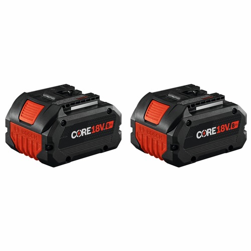 Batteries | Bosch GBA18V80-2PK 2-Piece CORE18V PROFACTOR 8 Ah Lithium-Ion Performance Batteries image number 0