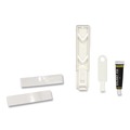 Cleaning & Janitorial Supplies | Diversified Hospitality Solutions AIR01BR2 EcoLux 1.19 in. x 0.44 in. x 5.69 in. Single Air Dispenser Bracket - White (24/Carton) image number 3