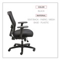 Office Jansan | Alera ALENV42M14 Envy Series 17 in. to 21.5 in. Seat Height Supports Up to 250 lbs. Mesh Mid-Back Multifunction Chair - Black image number 7