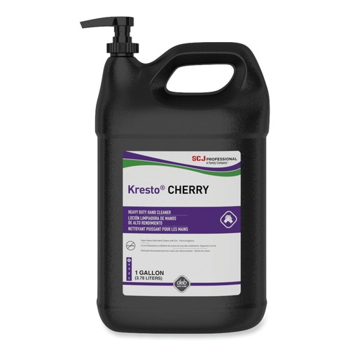 Cleaning & Janitorial Supplies | SC Johnson KCH1G 1 gal. Kresto Cherry Heavy Duty Hand Cleaner Manual Cartridge - Cherry Scent (4/Carton) image number 0