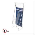 Office Furniture & Lighting | Deflecto 55601 Stand-Tall Wall-Mount 4.56 in. x 3.25 in. x 11.88 in. Leaflet Literature Rack - Clear image number 6