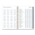Calendars & Planners | AT-A-GLANCE 1768200 8.5 in. x 5.5 in. 12-Month (Jan-Dec 2026) Midnight Garden Weekly/Monthly Planner - Black/Pink/Green Cover image number 8