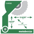 Miter Saws | Metabo HPT C10FSBSM 15 Amp Dual Bevel 10 in. Corded Sliding Compound Miter Saw image number 6