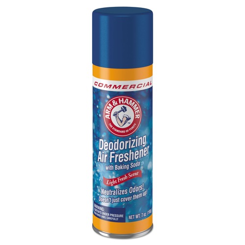 Arm & Hammer 33200-94170 7 oz. Aerosol Spray Light Fresh Scent Baking Soda Air Freshener image number 0