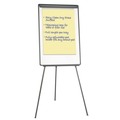 Easels | MasterVision EA2300045 22.5 in. x 42 in. Basic Tripod Melamine Presentation Easel - White/Black image number 4