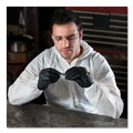 Bib Overalls | Ansell 49116 A20 Breathable Particle Protection Coveralls with Zip Closure - Triple Extra Large, White (20/Carton) image number 4