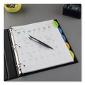 Office Jansan | Avery 11200 11 in. x 8.5 in. 5-Tab Insertable Style Edge Tab Plastic Dividers - Translucent (1-Set) image number 5