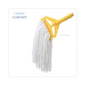Mops | Boardwalk BWK216RCT 16 oz. Rayon Premium Cut-End Wet Mop Heads - White (12/Carton) image number 4