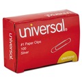 Paper Clips | Universal A7072210A #1 Paper Clips - Small, Silver (100/Box) image number 0