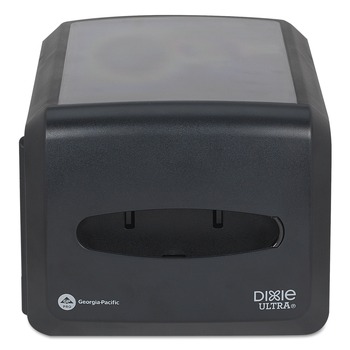 Georgia-Pacific 13.25 in. x 8.56 in. x 7.18 in. Countertop Napkin Dispenser - Black (1/Carton)
