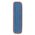 Mops | Rubbermaid Commercial FGQ41000RD00 18-1/2 in. x 5 1/2 in. x 1/2 in. Microfiber Wet Mopping Pad - Red image number 0