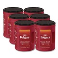 Food Service | Folgers 2550030419 40.3 oz Canister Ground Coffee - Classic Roast (6/Carton) image number 0
