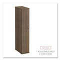 Office & Office Supplies | Alera VA621224WA 11.88 in. x 22.78 in. x 65 in. Valencia Series Wardrobe - Modern Walnut image number 5
