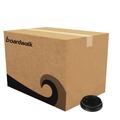 Cups and Lids | Boardwalk BWKHOTBL1020 Plastic Hot Cup Lids for 10 oz. to 20 oz. Cups - Black (1000/Carton) image number 0