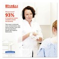 Office Jansan | WypAll KCC 41083 12.5 in. x 10 in. 1/4 Fold X60 Cloths - White (70/Pack, 8 Packs/Carton) image number 5