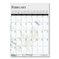  | House of Doolittle 3462 12-Month (Jan to Dec): 2026 12 in. x 16.5 in. Recycled Wild Flower Wall Calendar - White/Multicolor Sheets image number 1