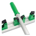 Office Furniture & Lighting | Unger HO350 14 in. x 3.15 in. x 2.17 in. Hang Up Cleaning Holder - Silver/Green image number 2