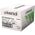 Office Jansan | Universal UNV20030 20 lbs. Bond Weight 92 Bright 8.5 in. x 11 in. 30% Recycled Copy Paper - White (500 Sheets/Ream, 10 Reams/Carton) image number 2