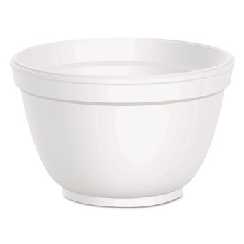 Dart 6 oz. Foam Squat Containers - White (1000/Carton)