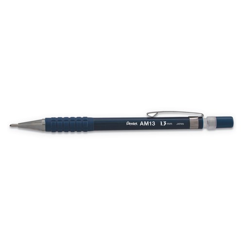 Pens | Pentel AM13C 1.3 mm HB (#2) Sharp Mechanical Pencil - Black Lead/Blue Barrel image number 0