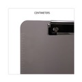 Office Jansan | Universal UNV40311 Low-Profile Plastic Clipboard with 0.5 in. Clip Capacity for 8.5 x 11 Sheets - Translucent Black image number 5