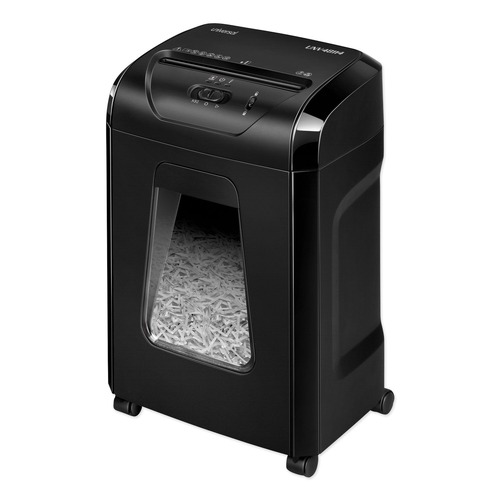  | Universal 7122001 14 Manual Sheet Capacity Medium-Duty Cross-Cut Shredder - Black image number 0