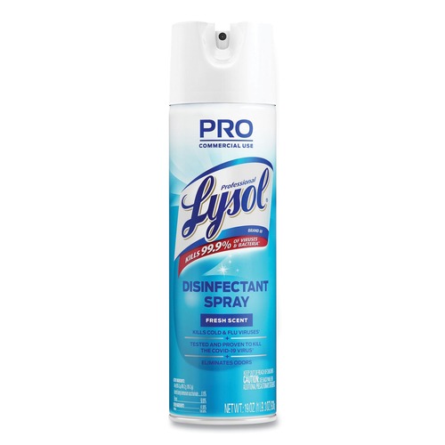 Disinfectants | Professional LYSOL Brand 36241-04675 Disinfectant Spray, Fresh, 19 Oz Aerosol Spray image number 0