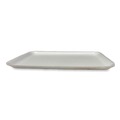 Food Service | GEN 1014WH 13.81 in. x 9.25 in. x 0.71 in. Foam Meat Trays - White (100/Carton) image number 2